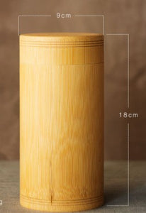 Bamboo Storage Bottles/Jars- Wooden Small Box Containers Handmade For Spices, Teas, Coffee, Sugar. Comes With A Lid