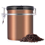 Load image into Gallery viewer, Airtight Coffee Container Storage Canister Set for Tea/Coffee Beans or Gound 1.5L
