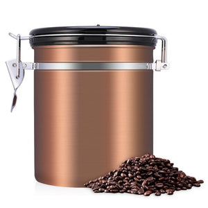 Airtight Coffee Container Storage Canister Set for Tea/Coffee Beans or Gound 1.5L