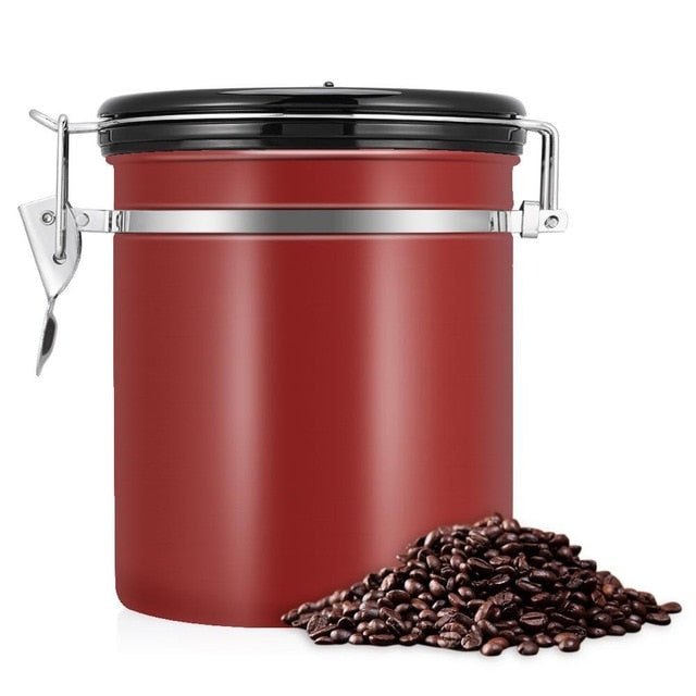 Airtight Coffee Container Storage Canister Set for Tea/Coffee Beans or Gound 1.5L