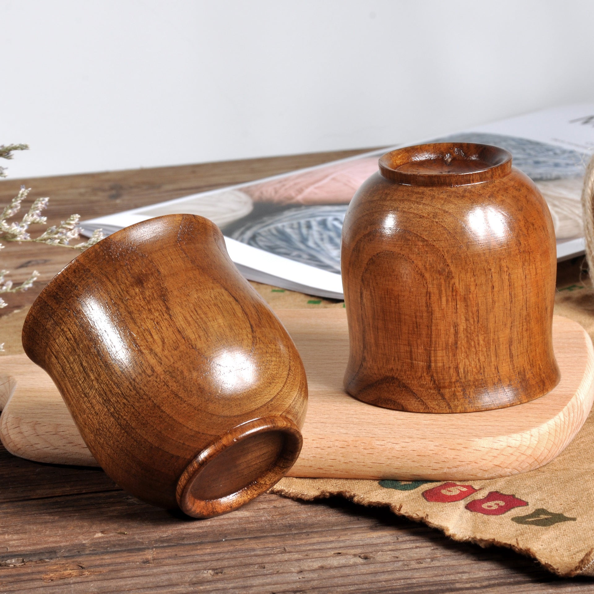 Natural, Handmade Sour Jujube Wood Cup