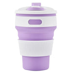 Load image into Gallery viewer, Collapsible Silicone Folding Cup Hot Coffe Tea Bottle Reusable Leak Proof
