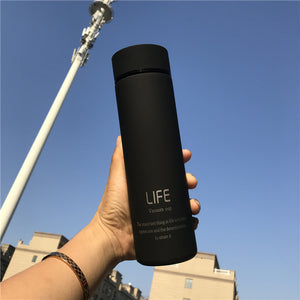 Stainless steel Insulated Thermos with Strainer for Tea/Coffee- Vacuum flask