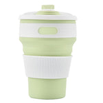 Load image into Gallery viewer, Collapsible Silicone Folding Cup Hot Coffe Tea Bottle Reusable Leak Proof
