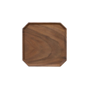 Black Walnut Coaster Solid Wood Anti-Scalding Tea Cup Cushion Octagonal Creative Coffee Cup Cup Holder Small Plate