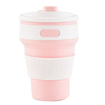 Load image into Gallery viewer, Collapsible Silicone Folding Cup Hot Coffe Tea Bottle Reusable Leak Proof
