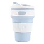 Load image into Gallery viewer, Collapsible Silicone Folding Cup Hot Coffe Tea Bottle Reusable Leak Proof
