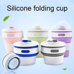 Load image into Gallery viewer, Collapsible Silicone Folding Cup Hot Coffe Tea Bottle Reusable Leak Proof
