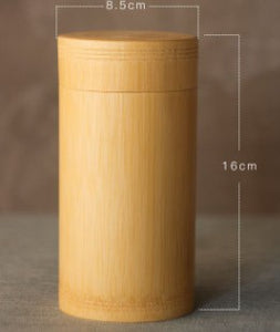 Bamboo Storage Bottles/Jars- Wooden Small Box Containers Handmade For Spices, Teas, Coffee, Sugar. Comes With A Lid