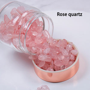 Natural Crystals Glass Bottle-  with filter/Infuser