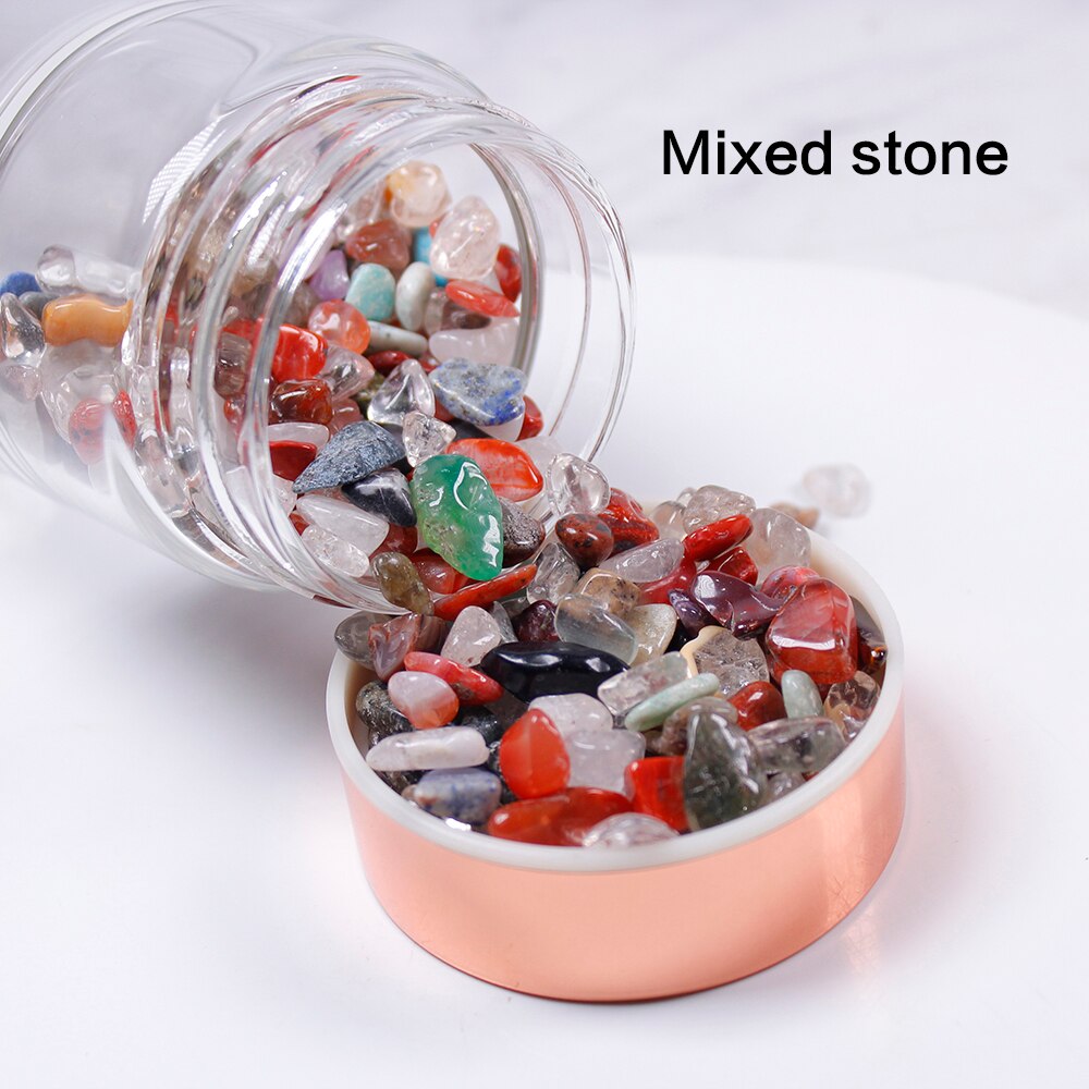 Natural Crystals Glass Bottle-  with filter/Infuser