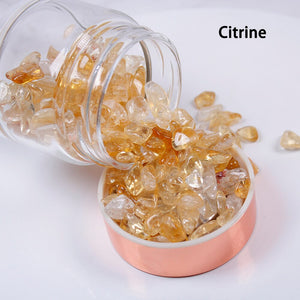 Natural Crystals Glass Bottle-  with filter/Infuser